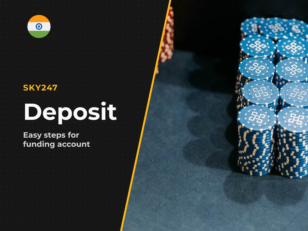How to make a deposit in the Sky247 app. The mobile app flow mirrors the desktop experience but is optimised for smaller screens. Open the sky247 app, ensure your account access is active, and tap the