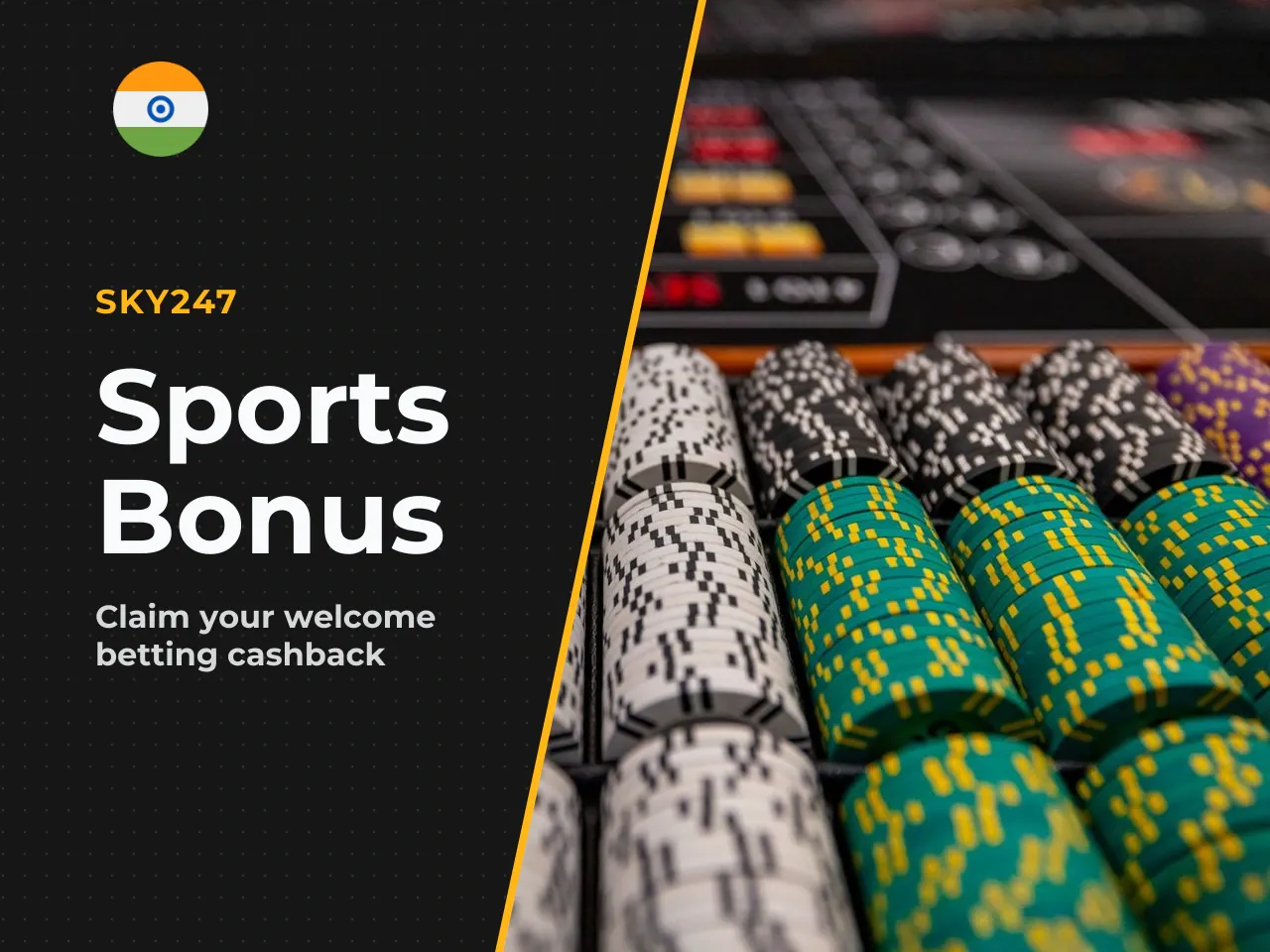 Best Fit for Sports Betting Users. If you primarily want to start betting on cricket, football, or other sports, the welcome cashback provides a modest safety net. You place bets across various bettin