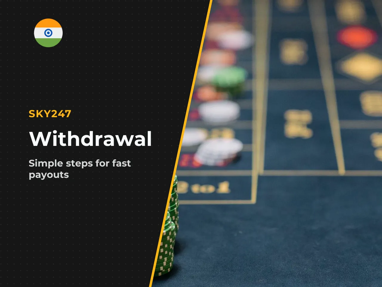 Withdraw via Sky247 App. The Sky247 app mirrors the website's functionality. To withdraw: 1. Open the Sky247 app and log in. 2. Tap the profile or menu icon to access your account settings. 3. Select 