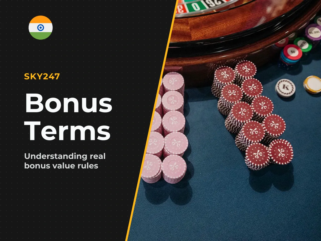 What May Reduce the Real Value of the Bonus. Across the industry, only a minority of players manage to convert bonus balances into withdrawable cash. While Sky247-specific conversion statistics are no