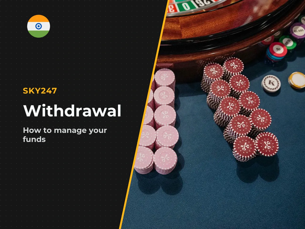 Sky247 Betting and Casino Balances. Most iGaming platforms, Sky247 included, maintain a distinction between sports betting balances and casino balances. This matters for withdrawals because: - **Sport