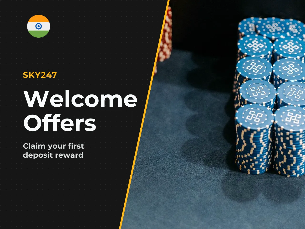 Welcome, Sign Up and Login Bonuses. Terminology around sky247 bonuses gets confusing fast. Let me clarify. The **welcome bonus** is the flagship 24% cashback offer. It activates after your first depos