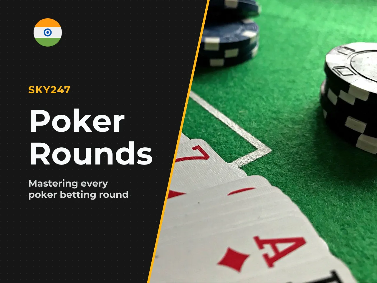 Betting Rounds and Player Actions. In community-card games like Texas Hold em and Omaha, action proceeds through four distinct rounds: 1. **Pre-flop** - After each player receives their hole cards (2 