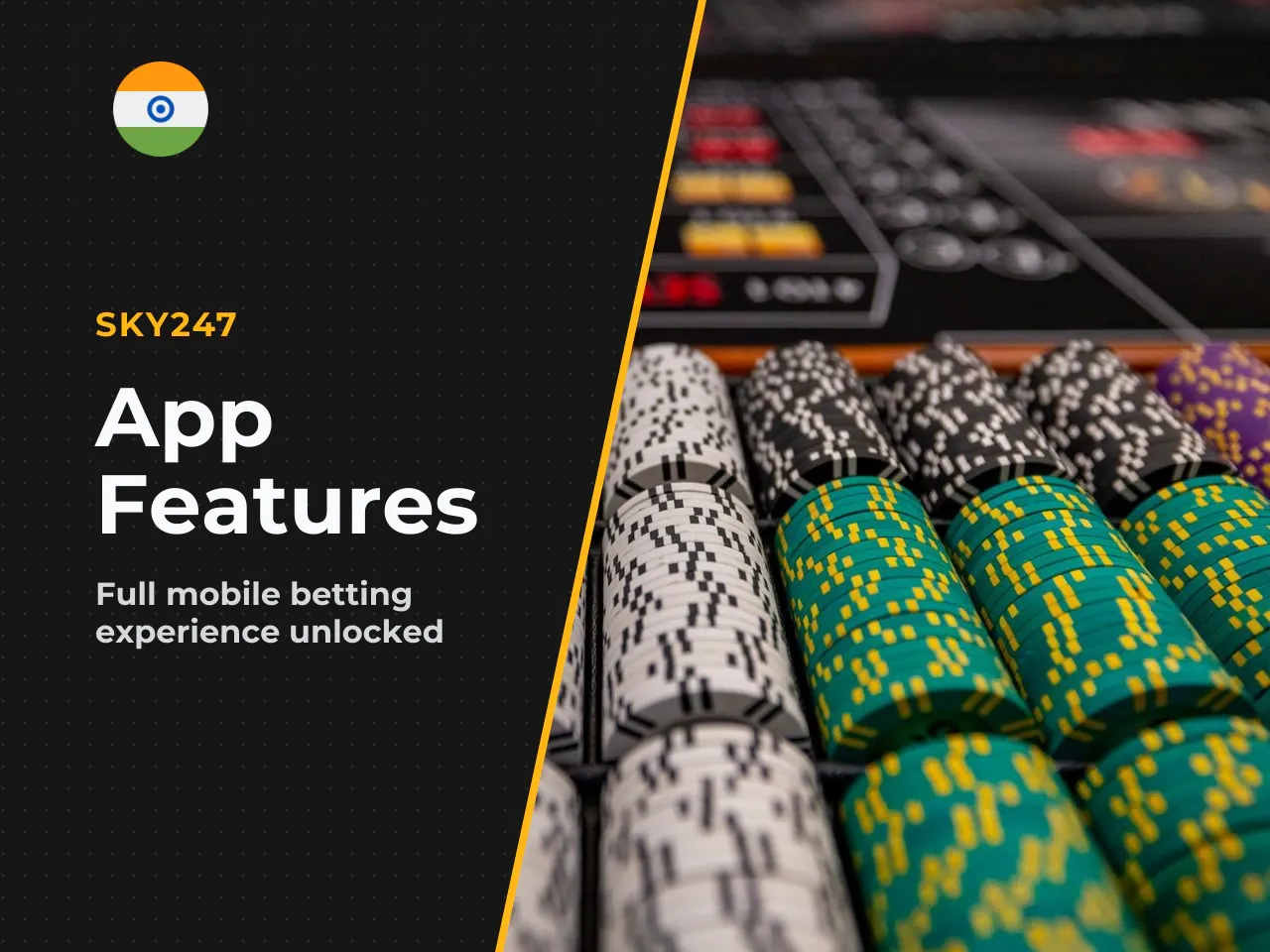 What you can do inside the Sky247 app. Inside the app, authorized users can manage INR deposits, request withdrawals, confirm KYC documents, and access the full range of Sky247 betting options. The pl