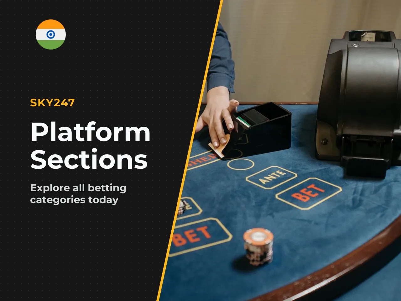 Sky247 Official Website and Available Sections. The sky247 official website is structured into three primary areas: a sportsbook, a digital casino floor, and a live dealer streaming section. This desi