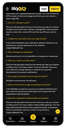 sky247 login account